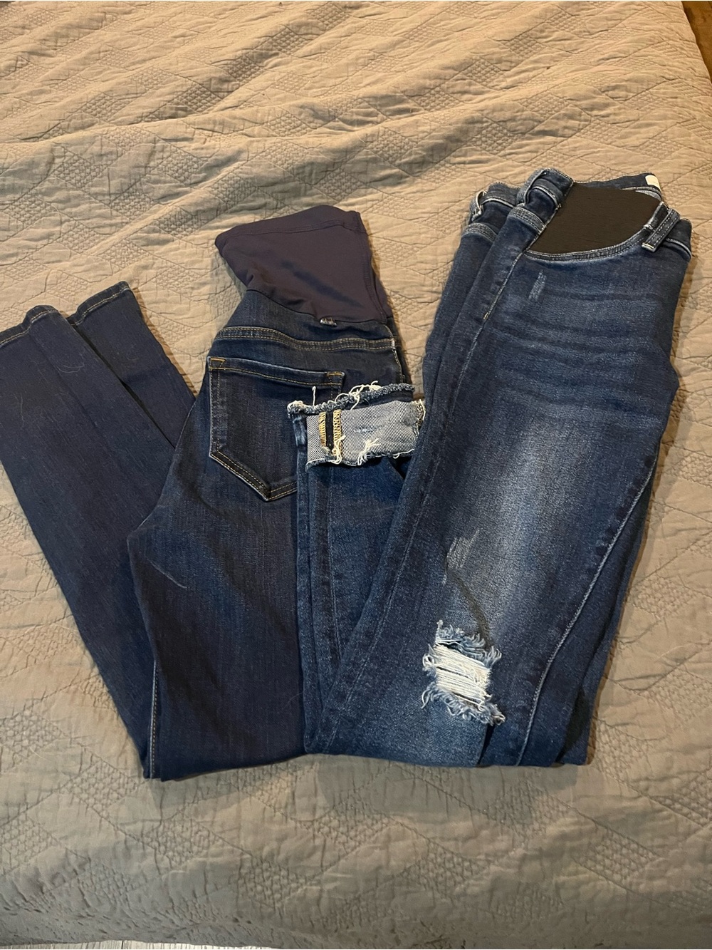 2 Pair Maternity Skinny Jeans